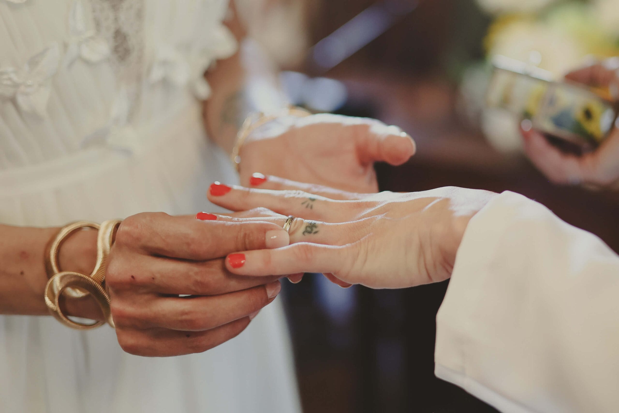 Matrimonio lgbt Anelli