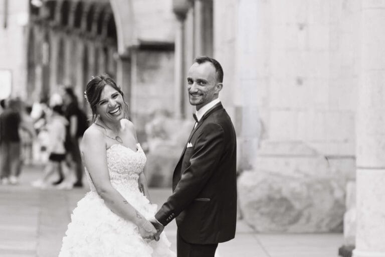Matrimonio nel centro storico di Modena vintage